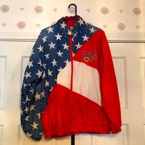 Vintage 1984 Olympic windbreaker jacket